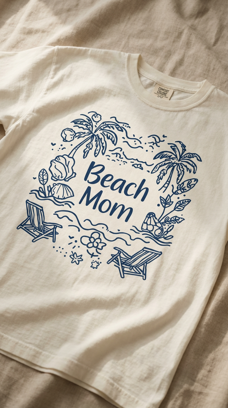 Beach Mom Boxy Tee