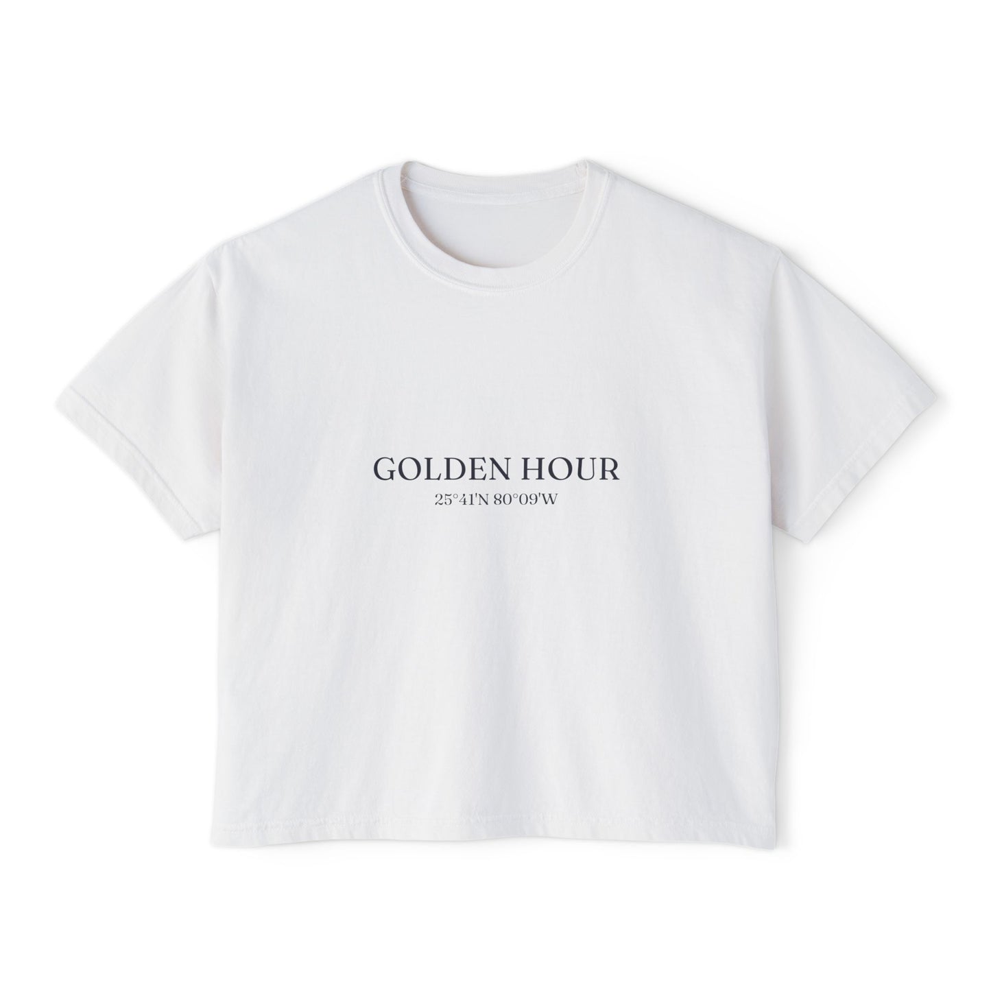 Golden Hour Coordinates Tee – White / Ivory
