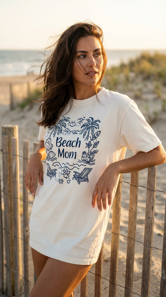 Beach Mom Boxy Tee